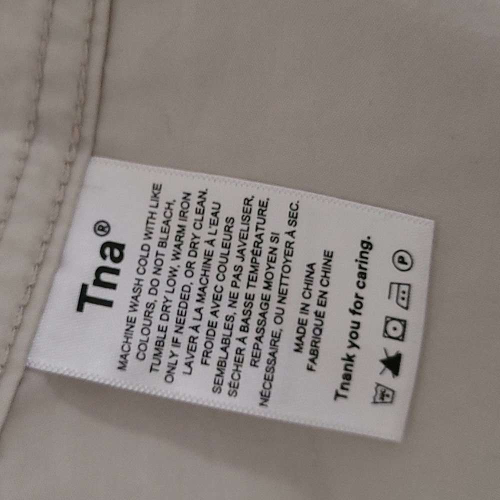 Tna Mavericks Button Down Shirt in Matte Pearl size 3 - Picture 8 of 10